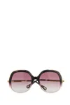 Chloé Square-frame Sunglasses In Pink