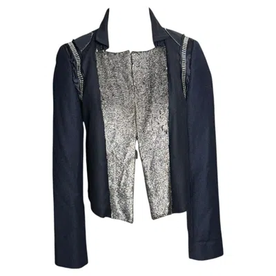 Pre-owned Chloé F/w 2005 Horse Riding Embelished Jacket In Black