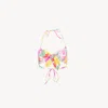 Chloé Garden-print Bikini Top In Multi