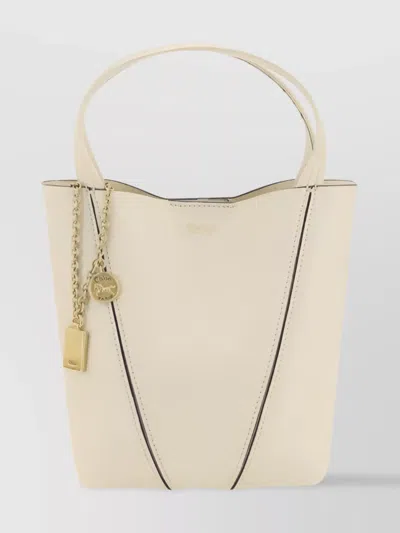 Chloé Garnet Leather Shoulder Bag In Red