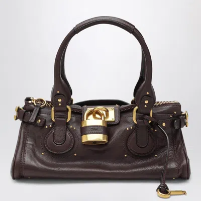Chloé Garnet Red Paddington Bag In Brown