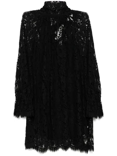 Chloé Gathered Dress In Black