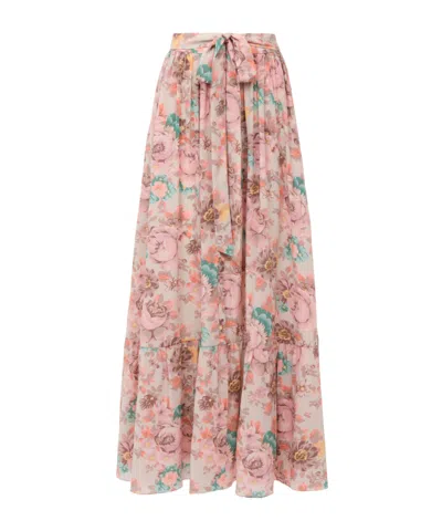 CHLOÉ CHLOÉ GATHERED MIDI SKIRT