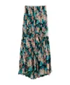 Chloé Gathered Skirt In Multicolor