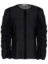 Chloé Sleeve Blouse With Gathered Sleeves In Blue