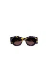 Chloé Ch0220s Linea Gayia 007 Violet Sunglasses In Multi