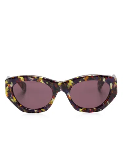 Chloé Gayia Cat-eye-sonnenbrille In Gelb