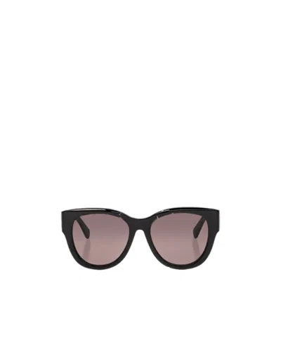 Chloé Gayia Logo-lettering Sunglasses In Purple