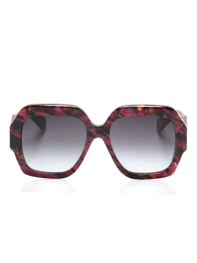 Chloé Gayia Oversize-frame Sunglasses In Pink