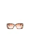 Chloé Gayia Rectangle-frame Sunglasses In Pink