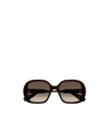 Chloé Ch0222s Square-frame Sunglasses In Black