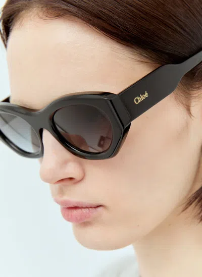 Chloé Gayia Sunglasses In Black