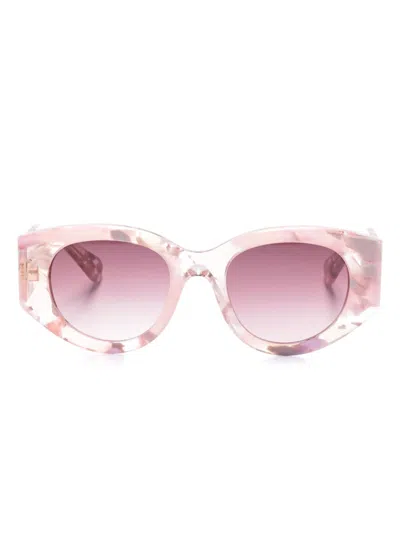 Chloé Gayia Sunglasses In Pink