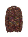 Chloé Generous V Neck Cardigan Multi
