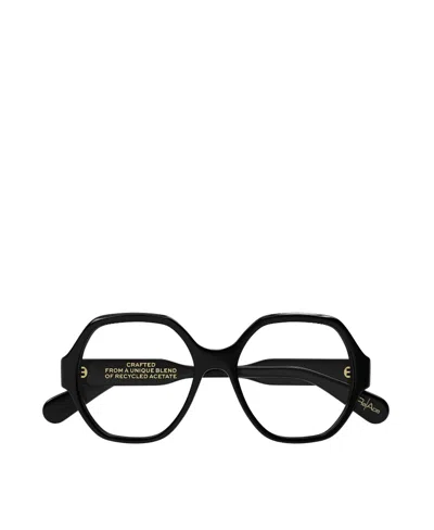 CHLOÉ CHLOÉ EYEWEAR GEOMETRIC FRAME GLASSES