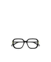 Chloé Eyewear Rectangle Frame Glasses In Black