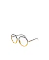 Chloé Geometric Frame Flat Mirror In Gray
