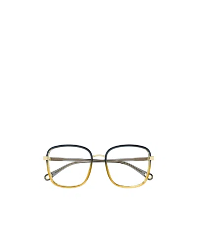 Chloé Geometric Frame Flat Mirror In Multicolor