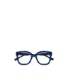 Chloé Geometric-frame Glasses In Blue