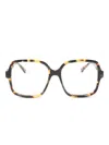Chloé Geometric Frame Glasses In Multi