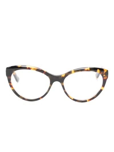 Chloé Geometric-frame Glasses In Brown