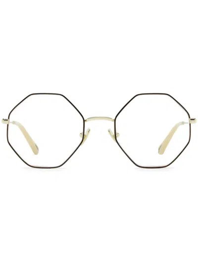 Chloé Geometric-frame Glasses In Red