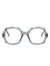 Chloé Brille Mit Geometrischem Gestell In Schwarz