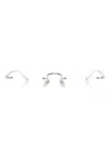 Chloé Geometric-frame Glasses In Silver