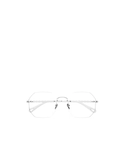 Chloé Geometric-frame Glasses In White