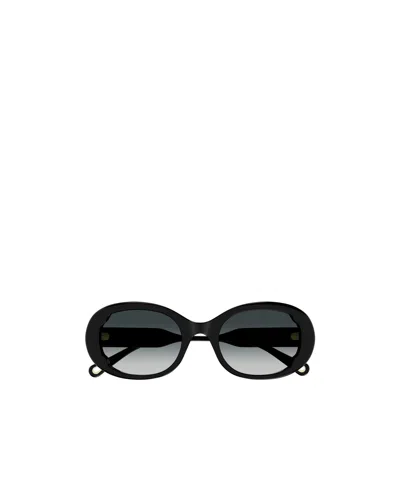 CHLOÉ GEOMETRIC FRAME SUNGLASSES