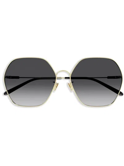 Chloé Geometric-frame Sunglasses In Blue