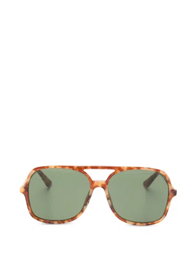 Chloé Geometric Sunglasses In Brown