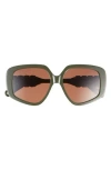 Chloé Geometric Sunglasses In Multi
