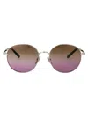 Chloé Chloe Geometrical Sunglasses Ch0325 S 002 In Brown