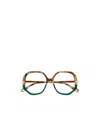 Chloé Geometrically Framed Flat Mirror In Multicolor