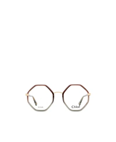 Chloé Geometrically Framed Flat Mirror In Multicolor