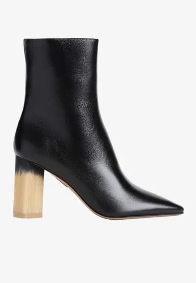 CHLOÉ GEORGIA 80 LEATHER BOOTS