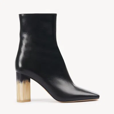 CHLOÉ GEORGIA ANKLE BOOT BLACK SIZE 5 100% LAMBSKIN