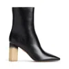 Chloé Bottines À Talon Georgia Femme Noir Taille 38 100% Cuir D'agneau