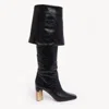 Chloé High-heeled Boot Georgia In Black