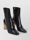 Chloé Bottines À Talon Georgia Femme Noir Taille 38 100% Cuir D'agneau