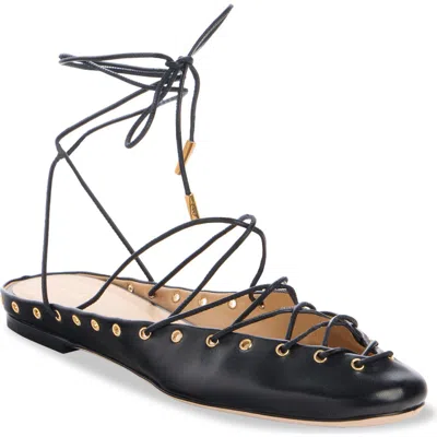 CHLOÉ CHLOÉ GHILLIE LACE-UP FLAT
