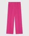 Chloé Girl's Bootcut Ceremony Pants In Pink