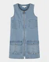 Chloé Denim Dress In Bleach