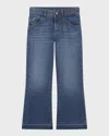 Chloé Patchwork Stretch-cotton Jeans In Denim Blue