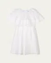 Chloé Broderie-anglaise Dress In Offwhite