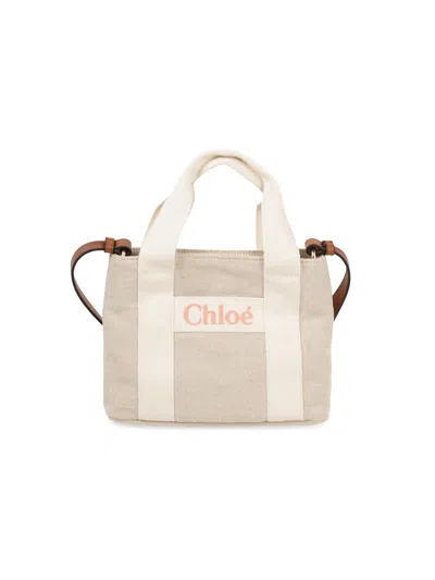 Chloé Girl's Mini Canvas Bag In Pink