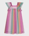 Chloé Faded Striped Dress In Z41-multicoloured