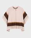 Chloé Cape Oversize Jacket In Pink