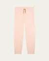 Chloé Drawstring Knit Track Pants In Pink  Washed Pink